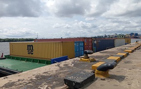 Waterborne barge transport and cargo movement